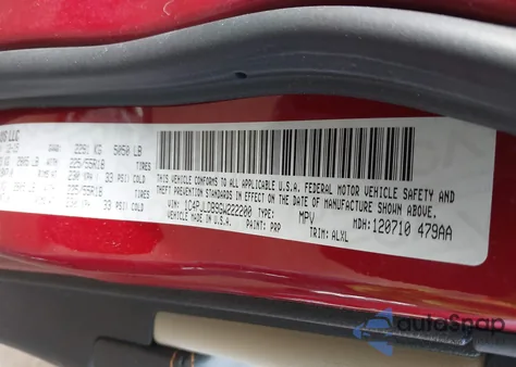 2016 Jeep Cherokee Limited z USA, uszkodzony, nr VIN 1C4PJLDB9GW222200